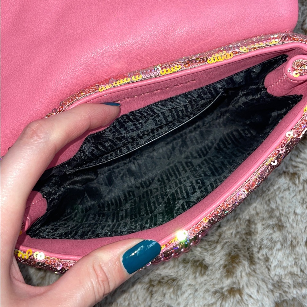 NWOT Kurt Geiger Mini ‘The Kensington’ Sequin Crossbody - Picture 10 of 15